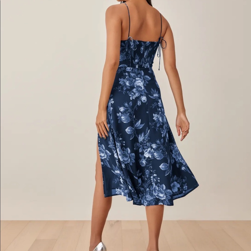 New Reformation Juliette Dress Lottie - Picture 3 of 6